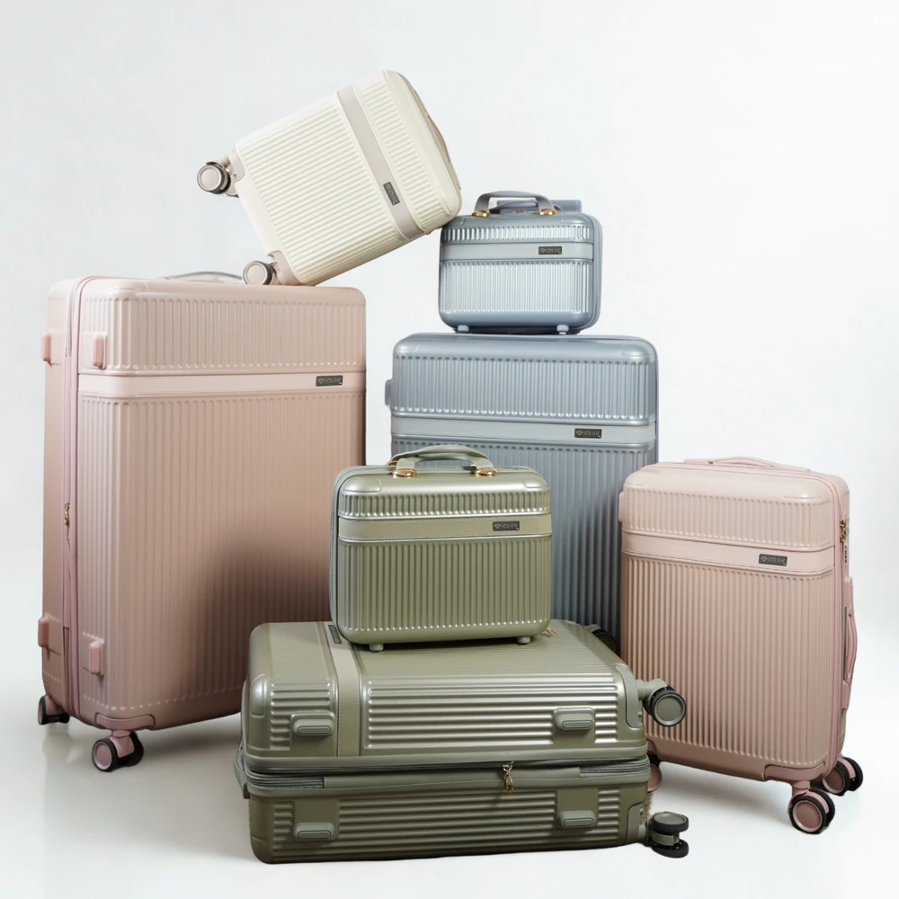 Kelioninis Solier Luggage SUITCASE M 24 STL945 ABS DARK Pilkas