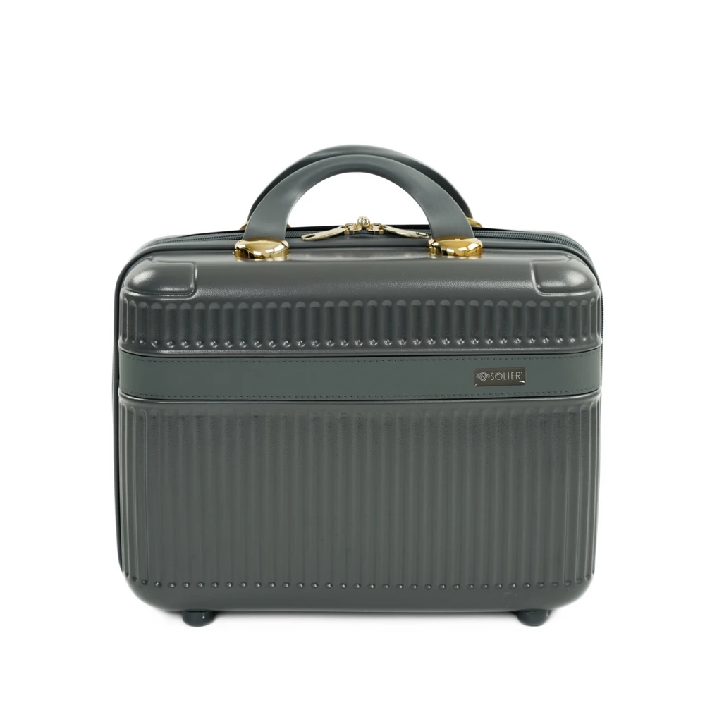 Kelioninis Solier Luggage SUITCASE M 24 STL945 ABS DARK Pilkas