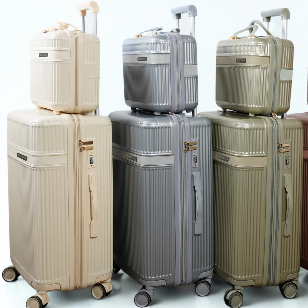 Kelioninis Solier Luggage SUITCASE M 24 STL945 ABS DARK Pilkas