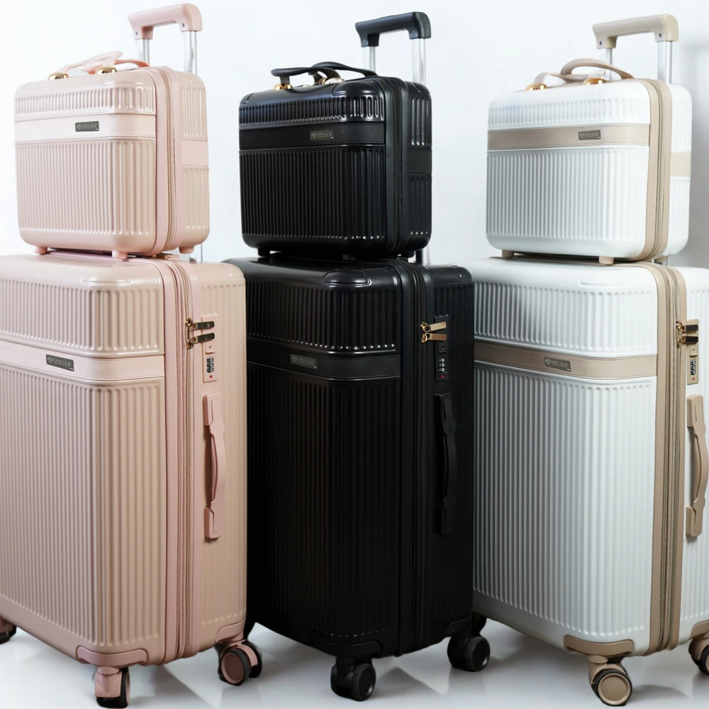 Kelioninis Solier Luggage SUITCASE M 24 STL945 ABS DARK Pilkas