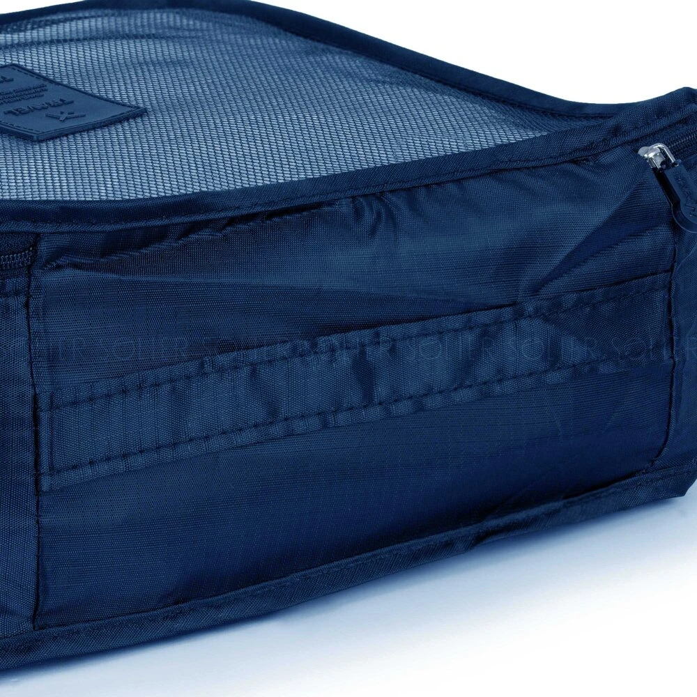 Kelioninis Solier Luggage Suitcase organiser set 6 items Solier SA55 navy
