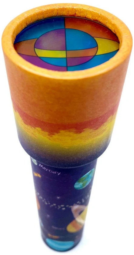 Svoora kaleidoskopas Kosmosas 19 cm – ekologiškas vaikams 3+