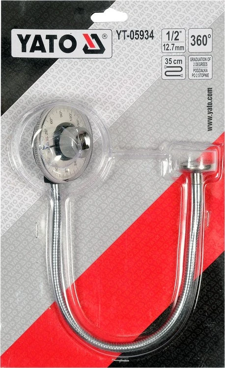 YATO KAMPAMATIS DINAMOMETRINIAM RAKTUI 1/2″ SU MAGNETU