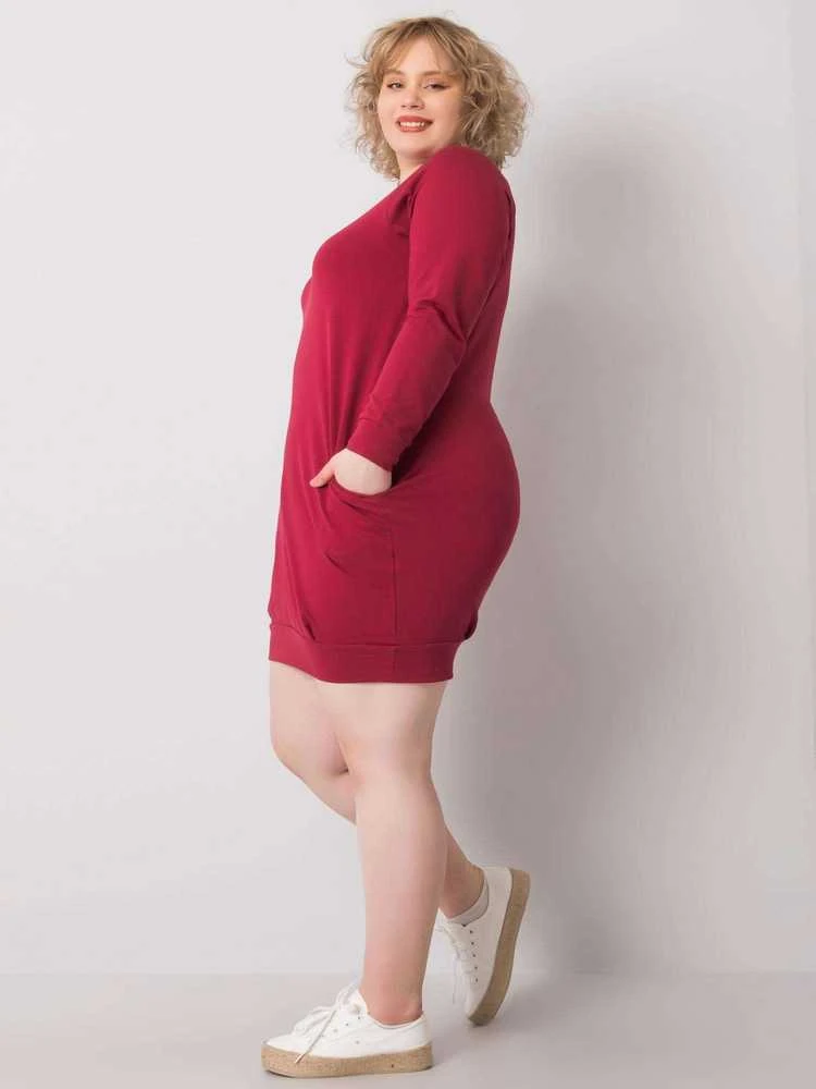 Suknelė bordo