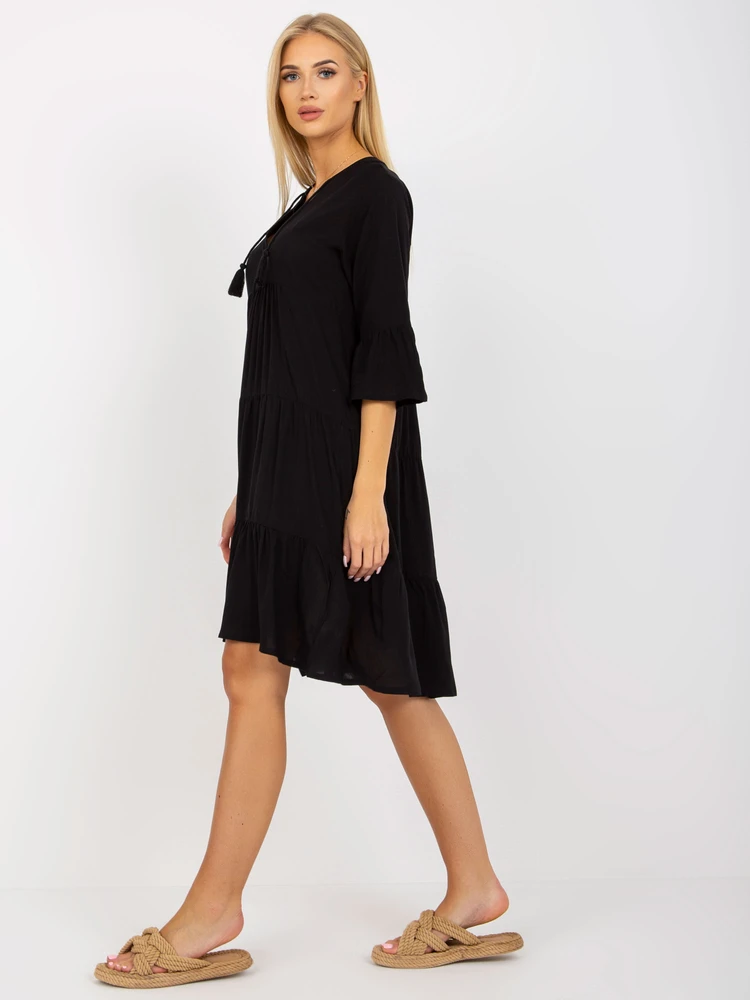 Suknelė - D73761M30214A6EN - juoda