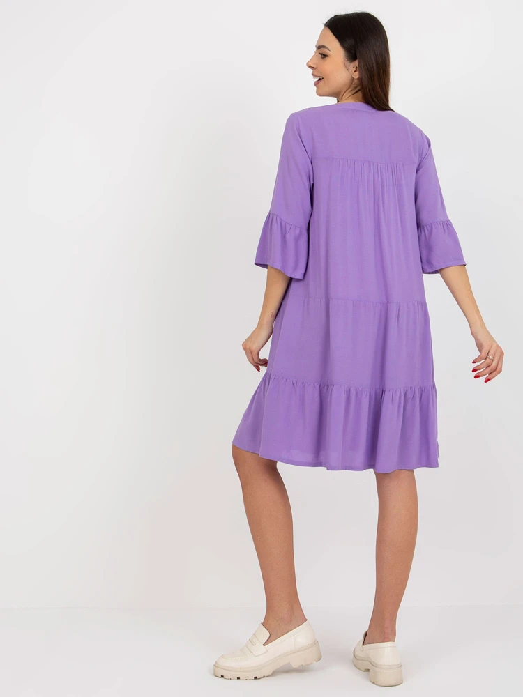Suknelė - D73761M30214B - violetinė