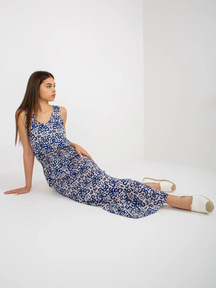 Suknelė - D73771R30391A - tamsiai mėlyna