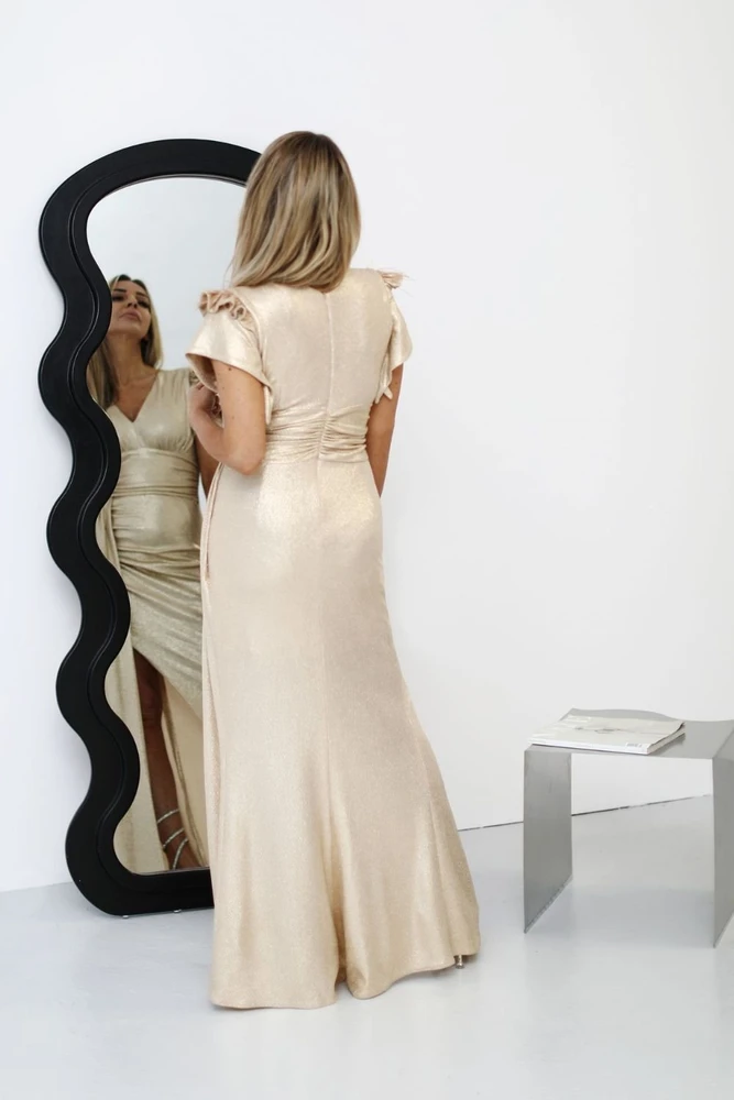 Suknelė ilga moterims elegantiška