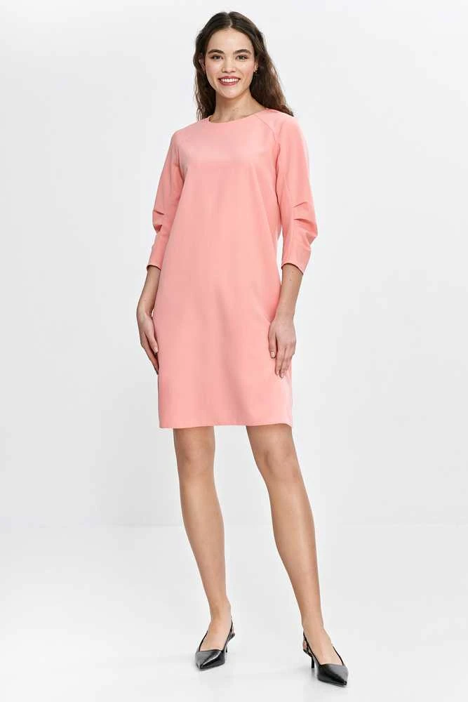 Suknelė ilgomis rankovėmis, elegantiška, šifono
