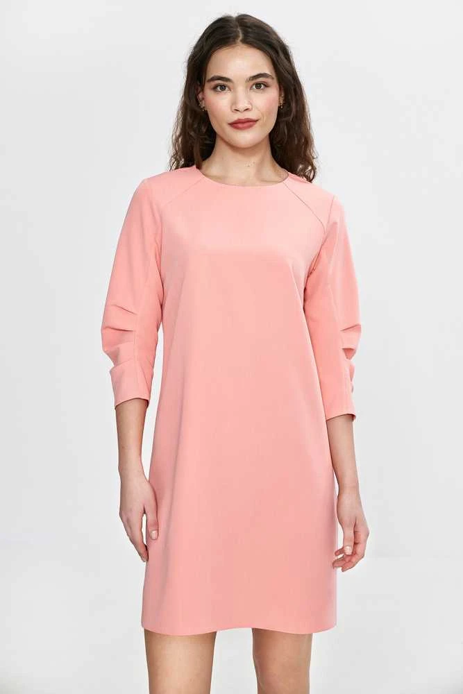 Suknelė ilgomis rankovėmis, elegantiška, šifono