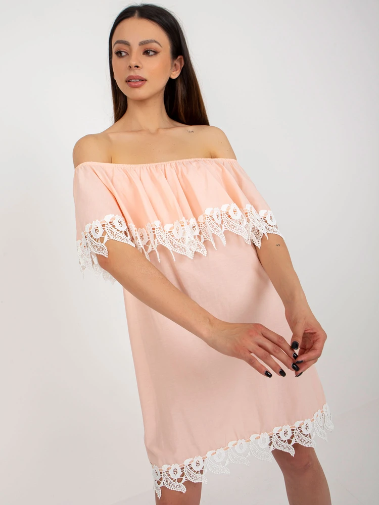 Suknelė-LK-SK-506987.04X-persikinė