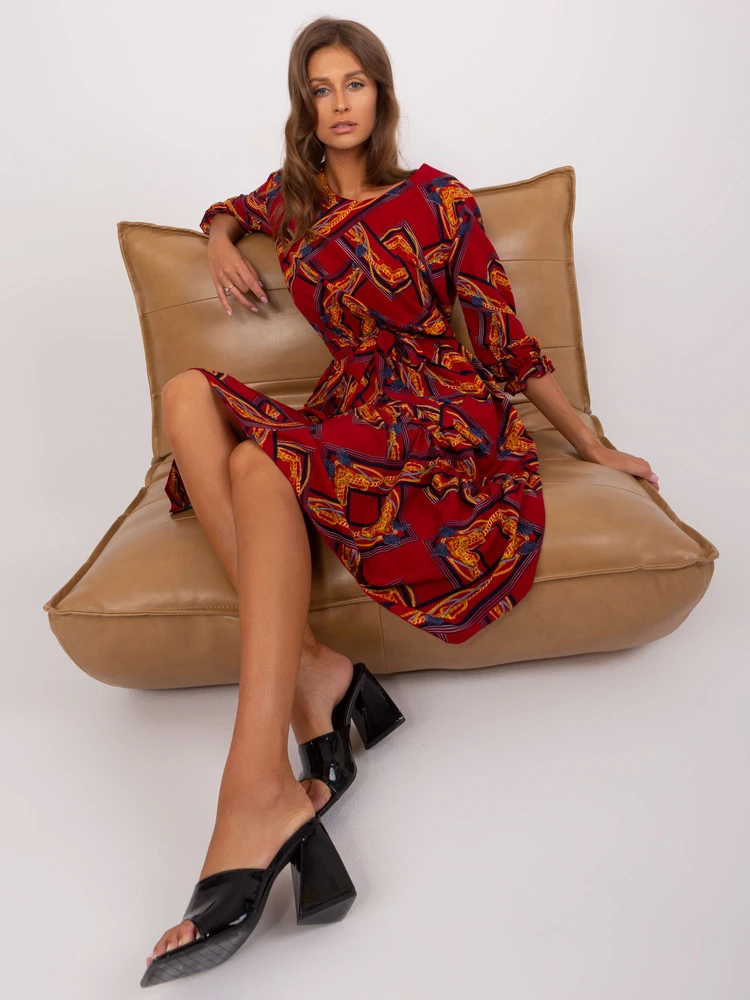 Suknelė-LK-SK-507496.27P-bordo
