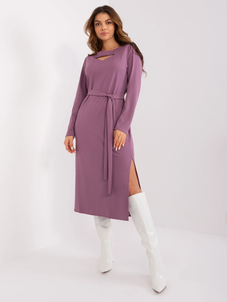 Suknelė-LK-SK-509447.75P-violetinė