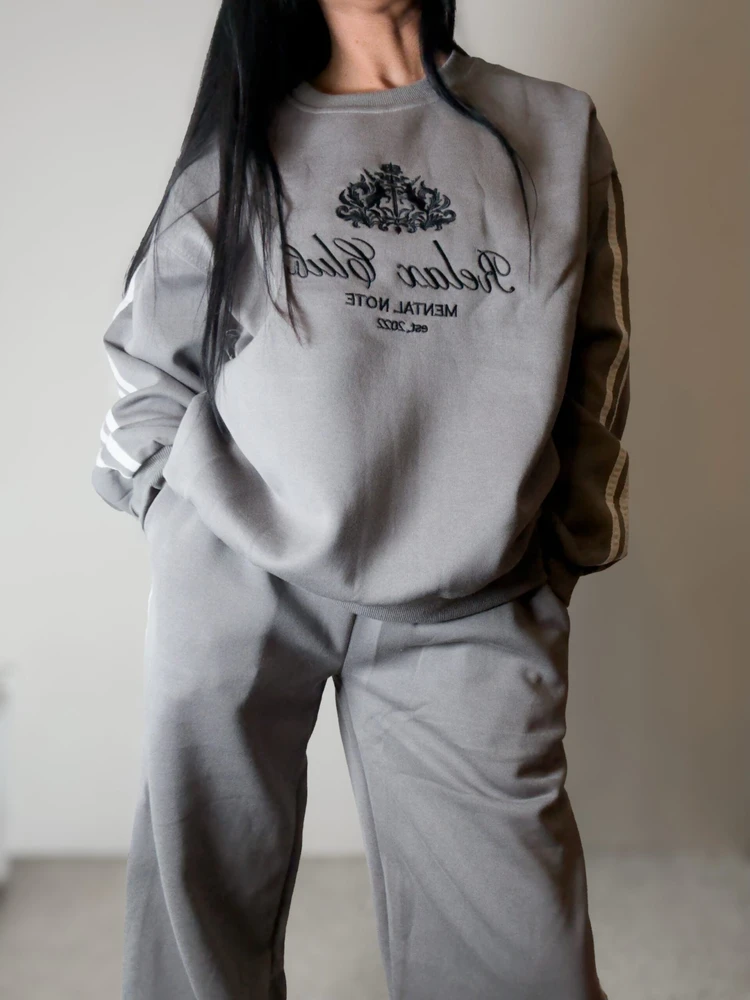 Suknelė Medvilninis Laisvalaikio kostiumas Relax dark