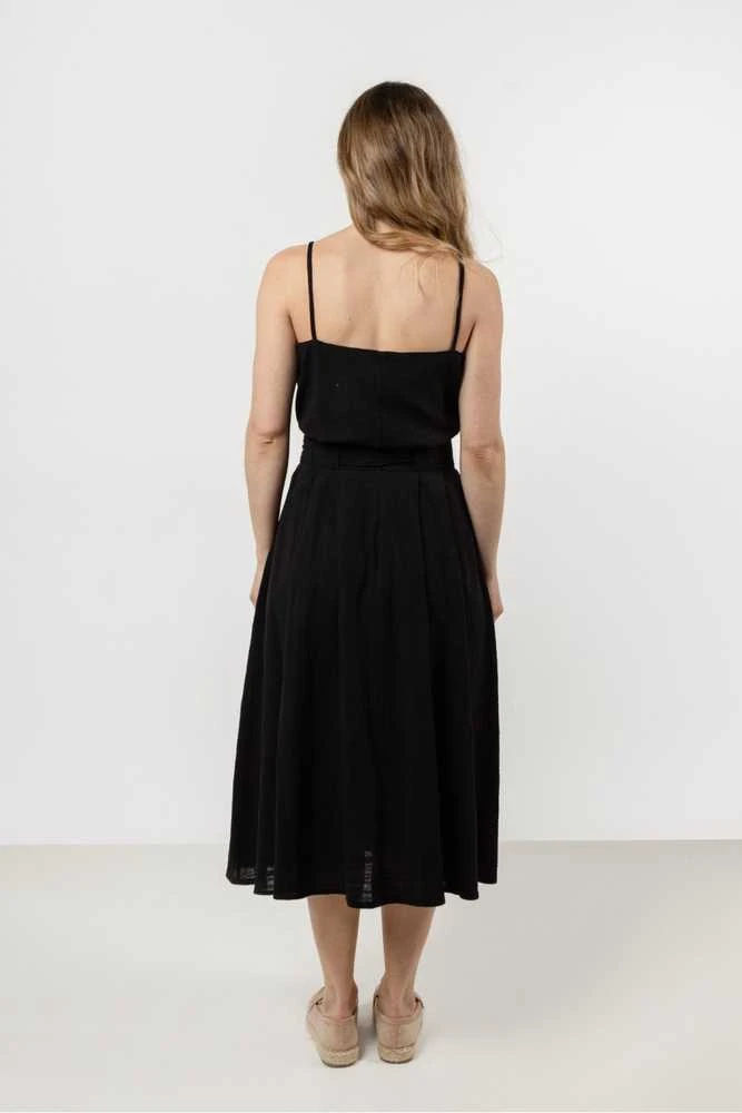 Suknelė moterims elegantiška juodos spalvos