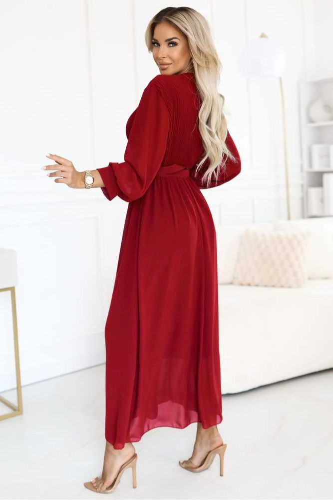 Suknelė Numoco trumpa su raukiniais – elegantiškas pasirinkimas