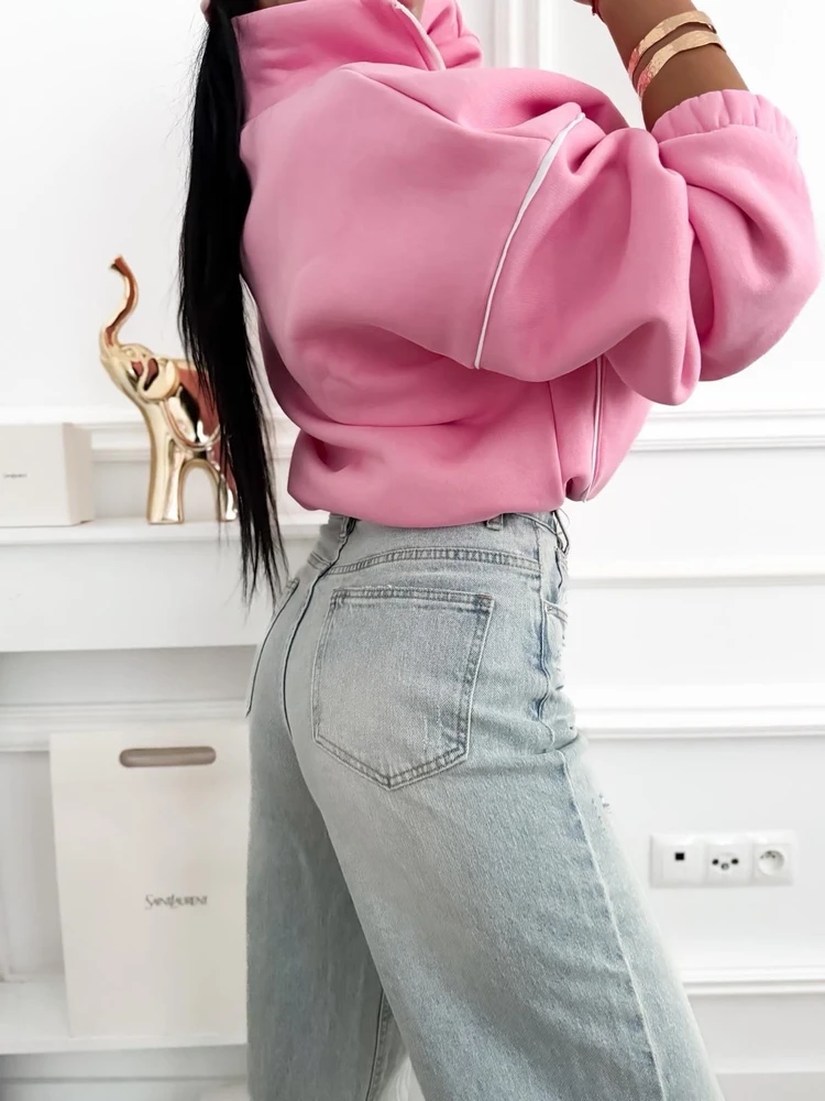 Suknelė Pink Džemperis Premium Mojo Rožinė