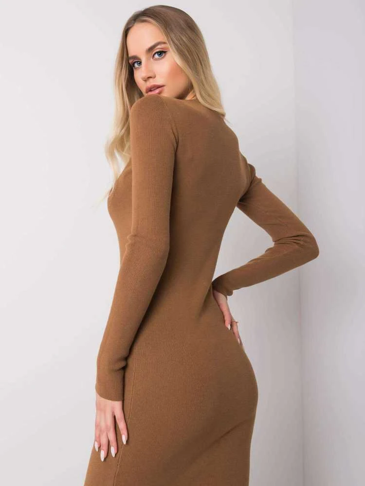 Suknelė ruda