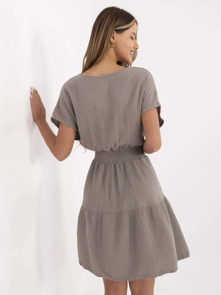 Suknelė Sukienka-MI-SK-92160.00-ciemny bezowy
