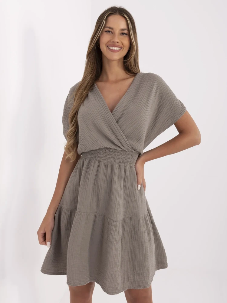 Suknelė Sukienka-MI-SK-92160.00-ciemny bezowy