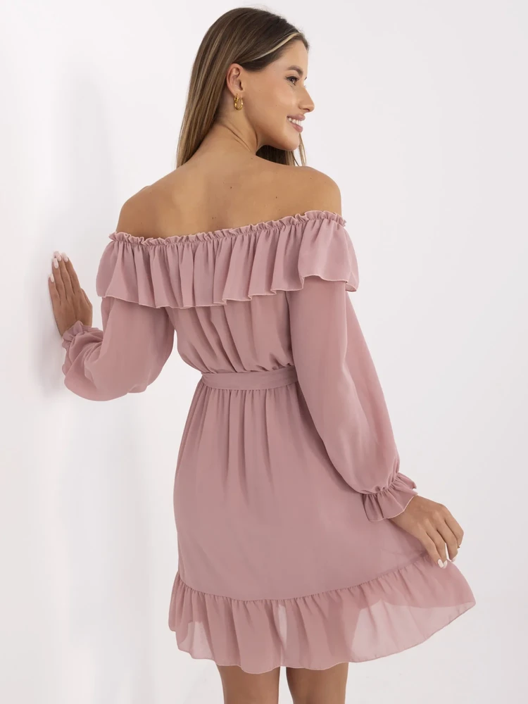 Suknelė Sukienka-TW-SK-BI-1203.72P-ciemny rožinė