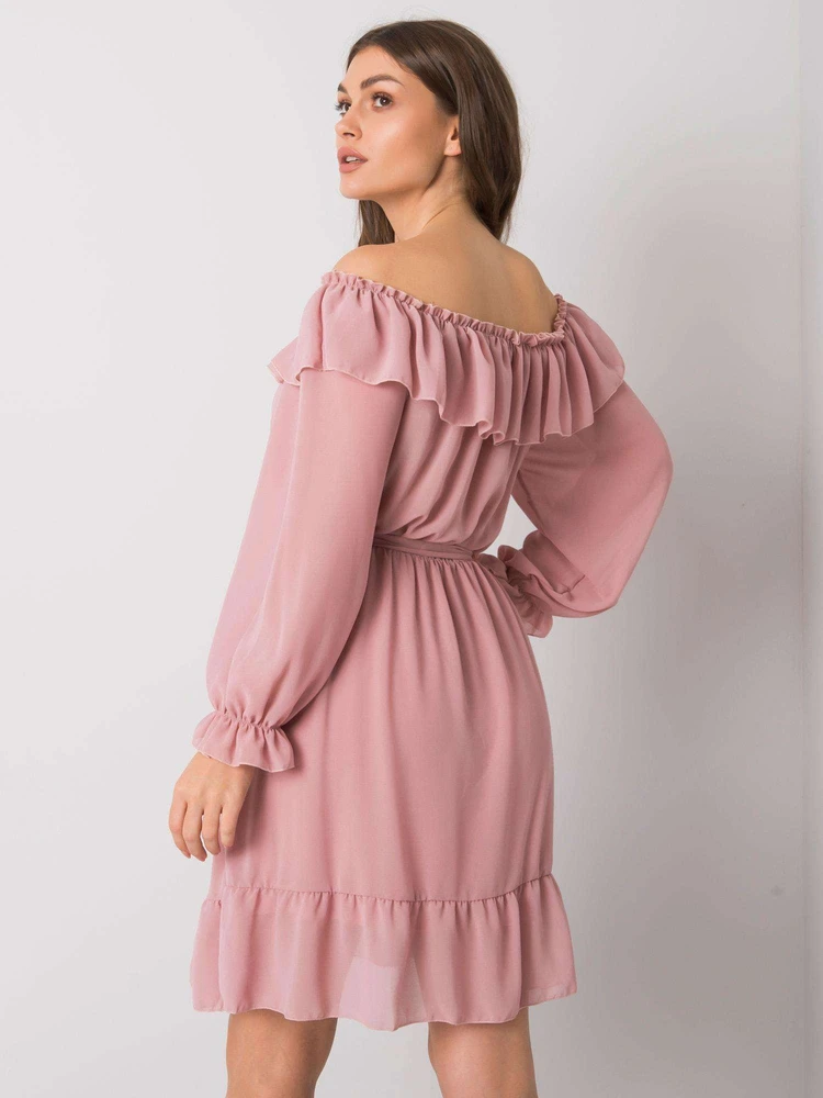 Suknelė Sukienka-TW-SK-BI-1203.72P-ciemny rožinė
