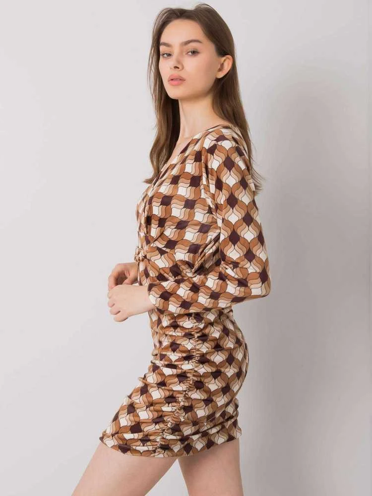 Suknelė šviesiai ruda