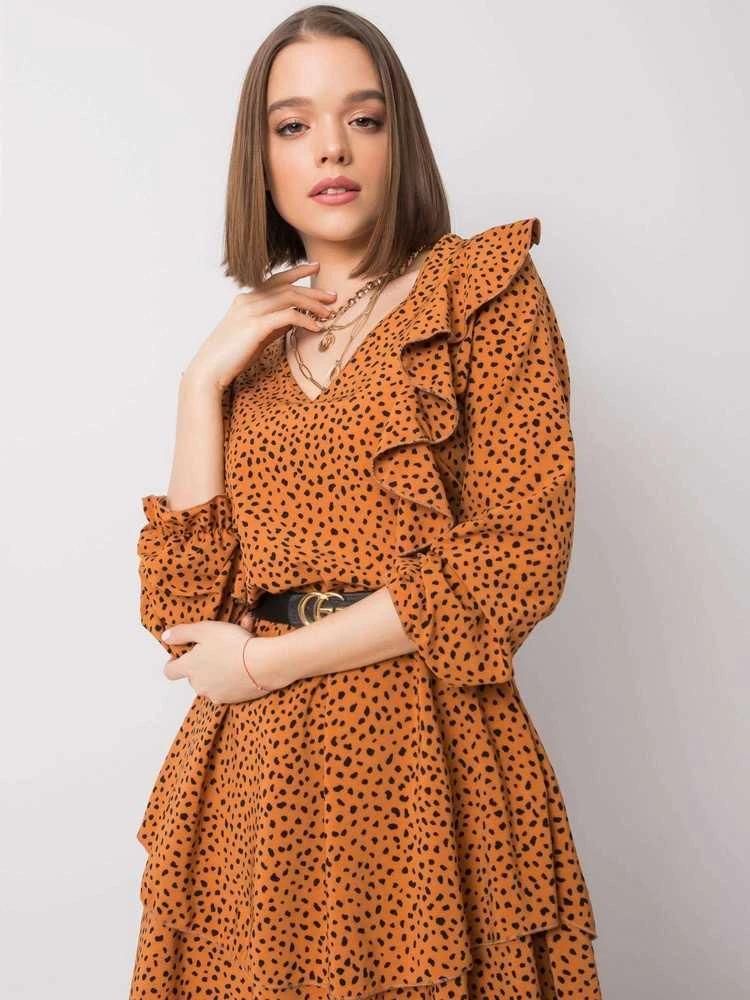Suknelė šviesiai ruda