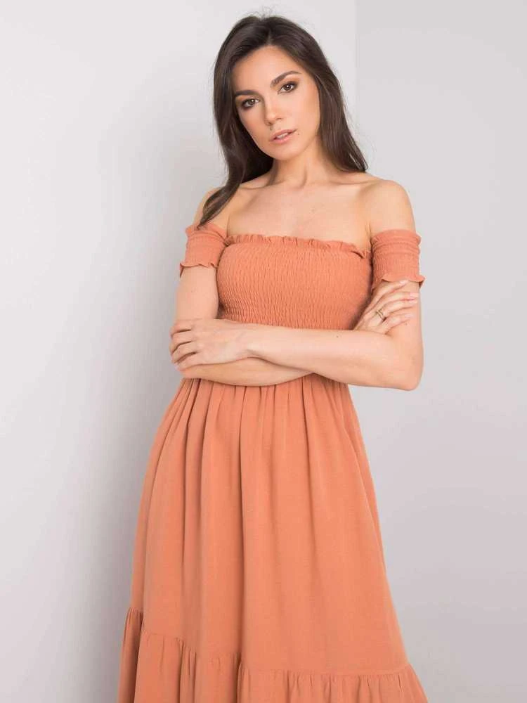 Suknelė tamsiai oranžinė