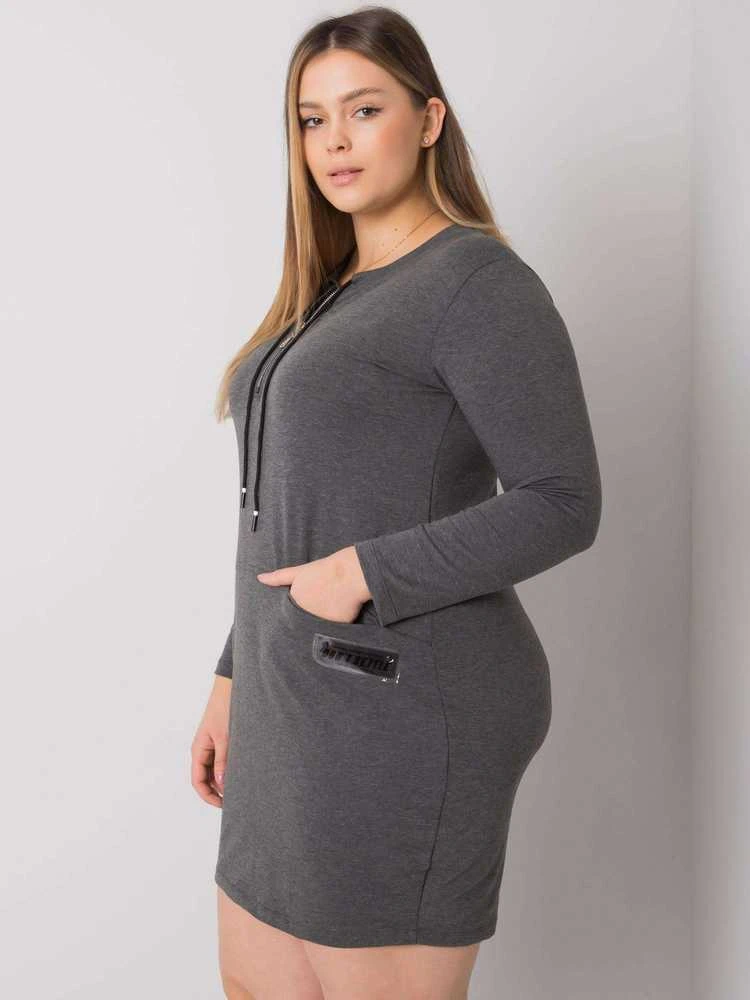 Suknelė tamsiai pilka
