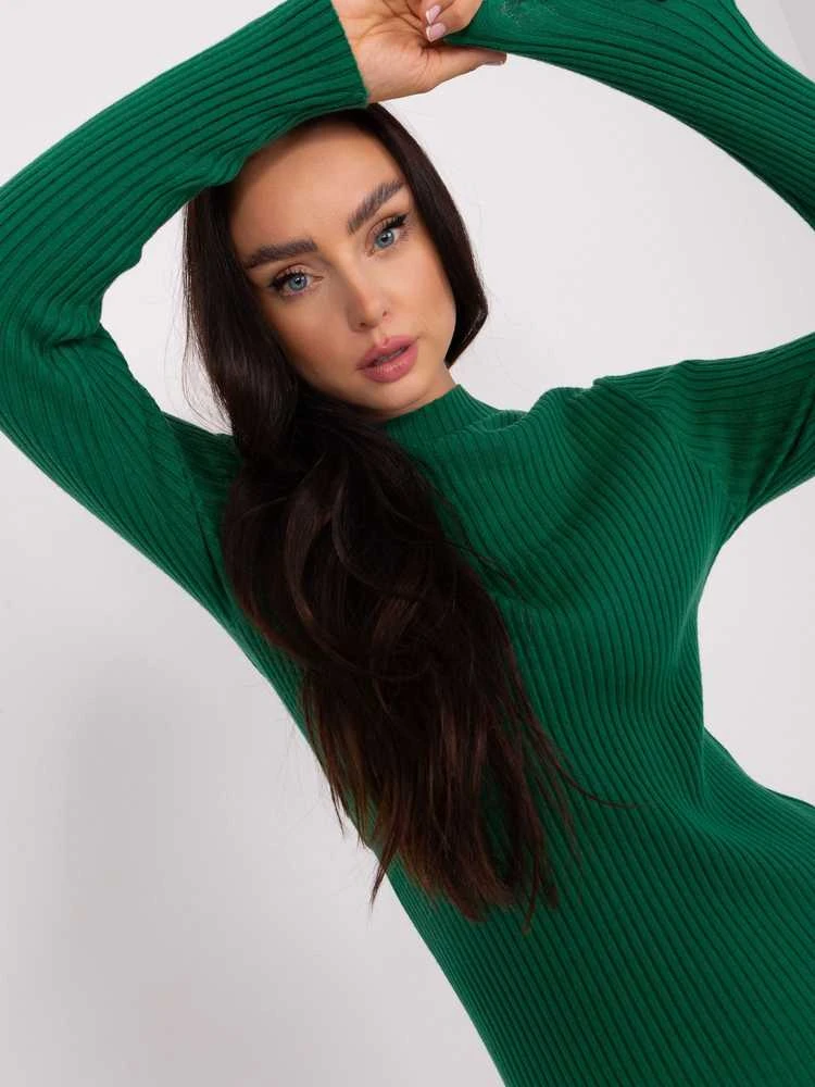Suknelė tamsiai žalia