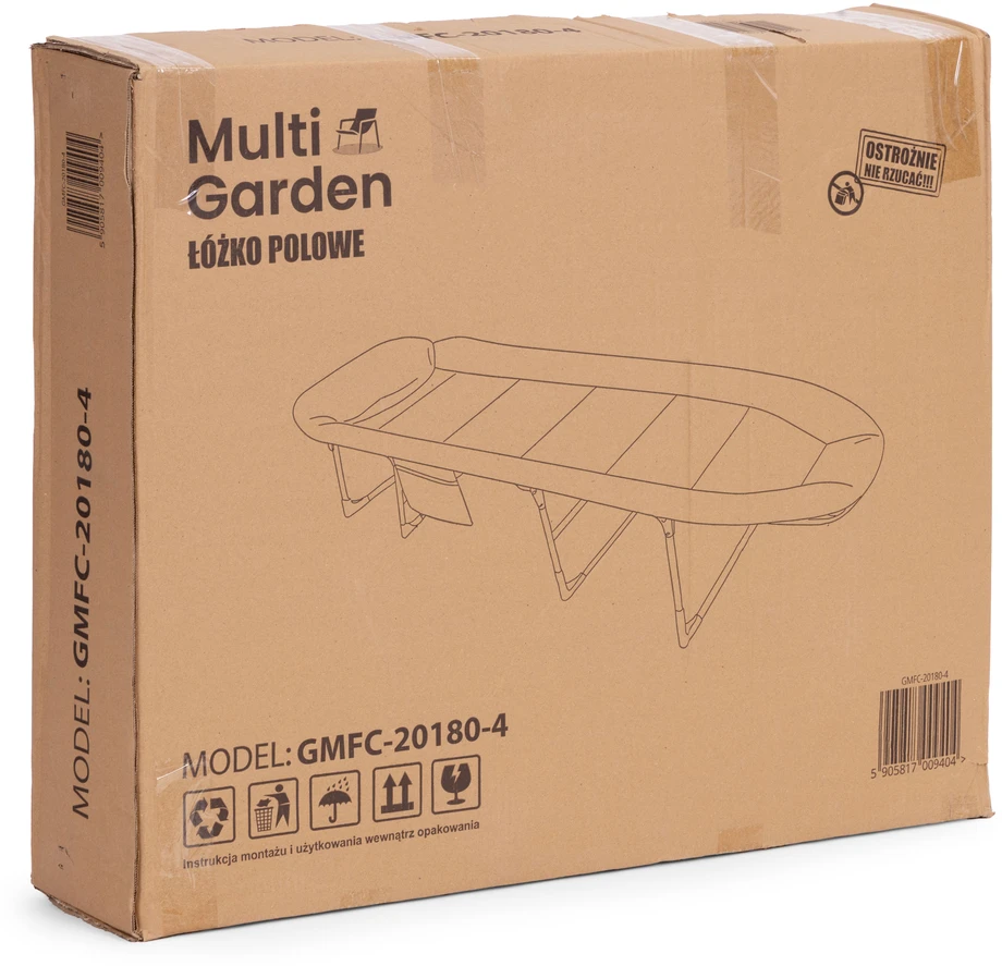 MultiGarden Sulankstoma kempingo lova / gultas 200 x 65 cm