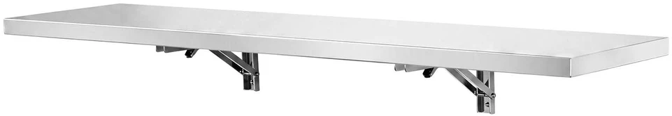 Sulankstoma nerūdijančio plieno lentyna VEVOR BXGTJZDK1JZ4812, 305 x 1219 mm