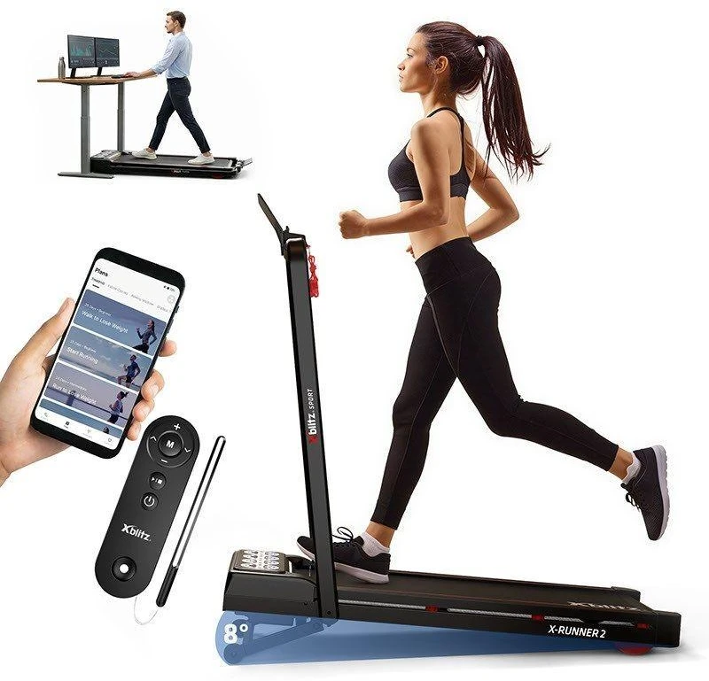 Xblitz 2-in-1 FOLDABLE HOME ELECTRIC TREADMILL