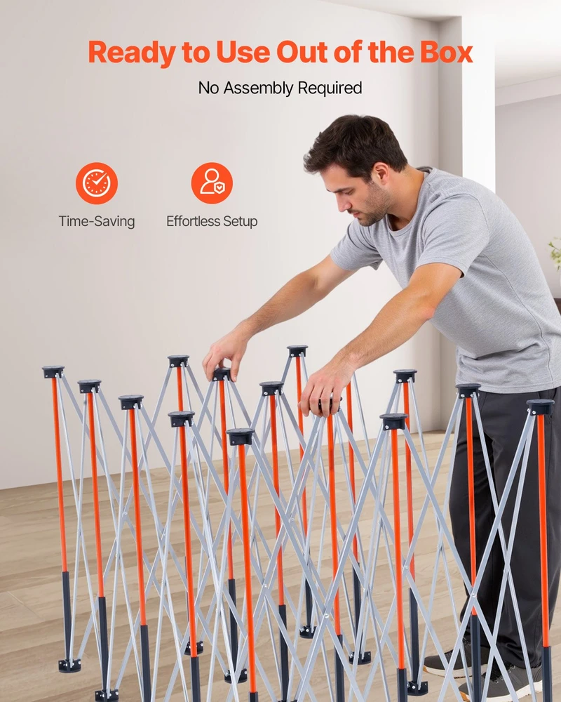 VEVOR Sulankstomas darbo stalas 2455 x 1260 mm, 2724 kg