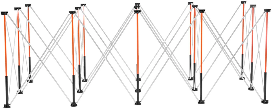VEVOR Sulankstomas darbo stalas 2455 x 1260 mm, 2724 kg