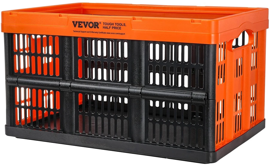 VEVOR Plastikinė sulankstoma laikymo dėžė, 3 komplektai