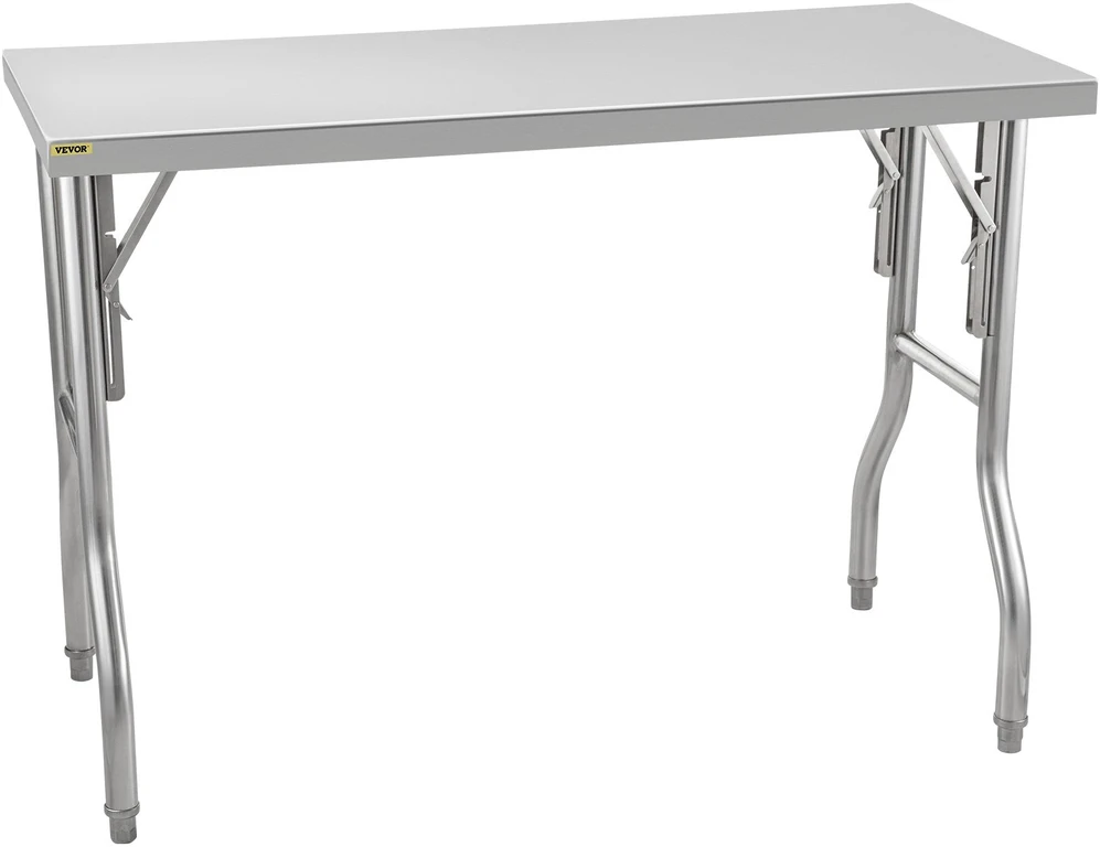 VEVOR 48 x 24 colių nerūdijančio plieno stalviršis
