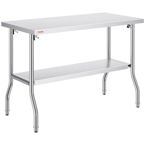 VEVOR Sulankstomas komercinis darbo stalas 122 x 61 cm
