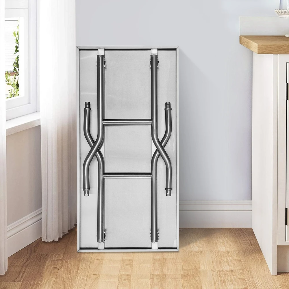 VEVOR Sulankstomas komercinis darbo stalas 122 x 61 cm
