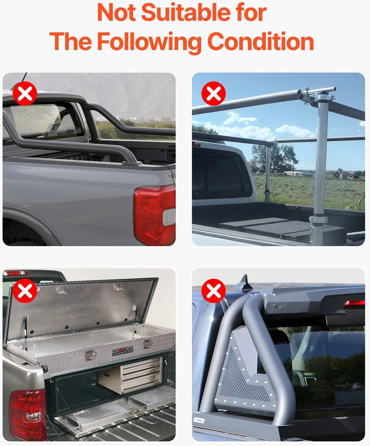 VEVOR Tri-fold bagažinės dangtis Ford F-250 F-350