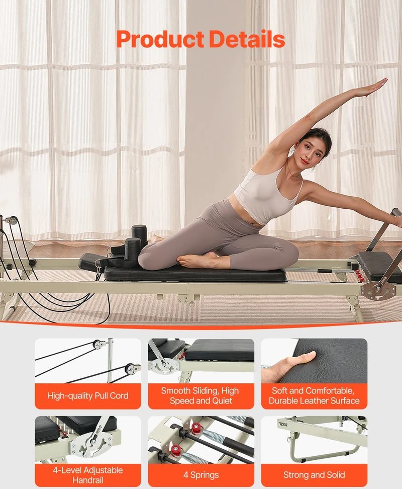 Vevor Sulankstoma pilates treniruoklė namams