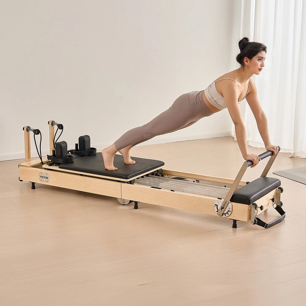 VEVOR Sulankstomas medinis pilates treniruoklis namams