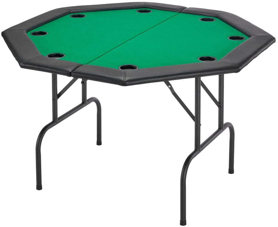 VEVOR 1220 mm sulankstomas pokerio stalas 8 žaidėjams