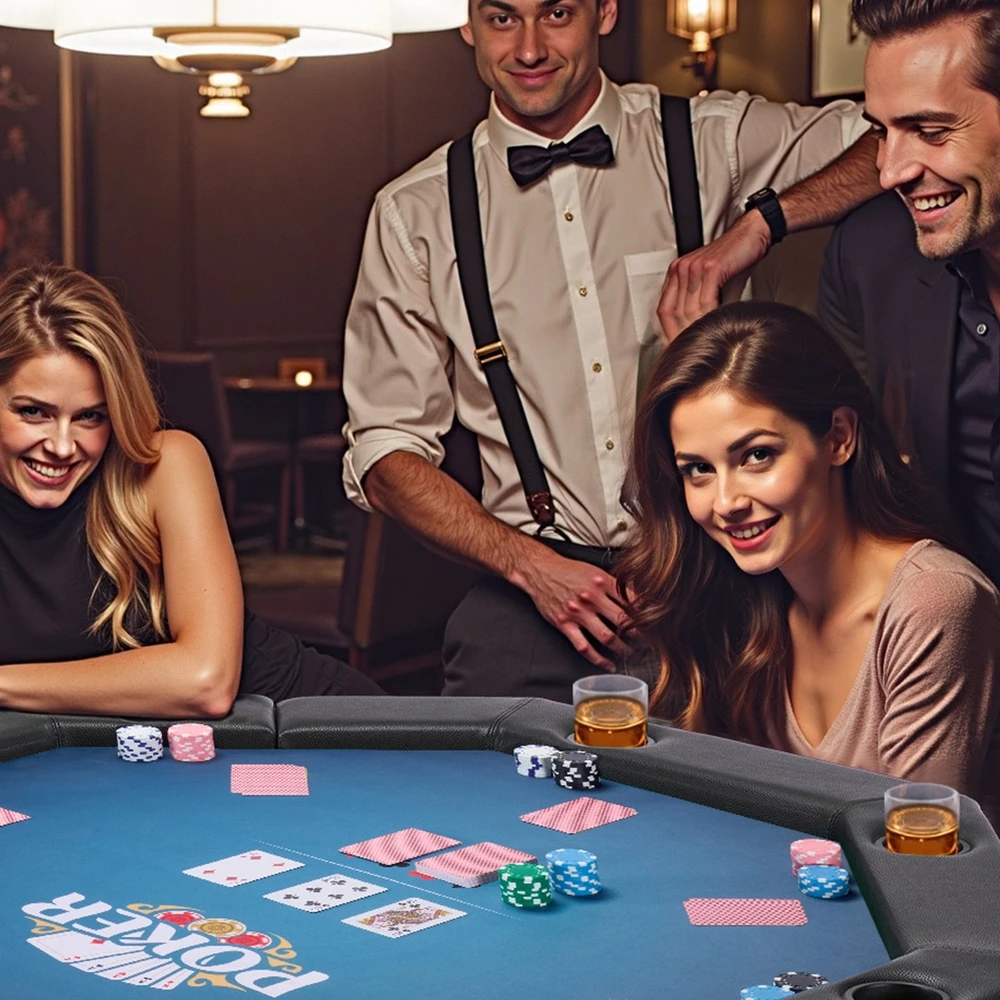 VEVOR Sulankstomas pokerio stalas 8 žaidėjams