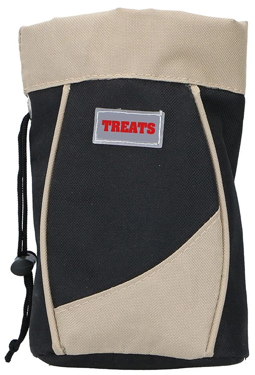 Other Brand Foldable Treat Pouch for Pets (Brown)