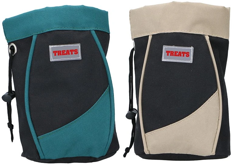 Other Brand Foldable Treat Pouch for Pets (Brown)