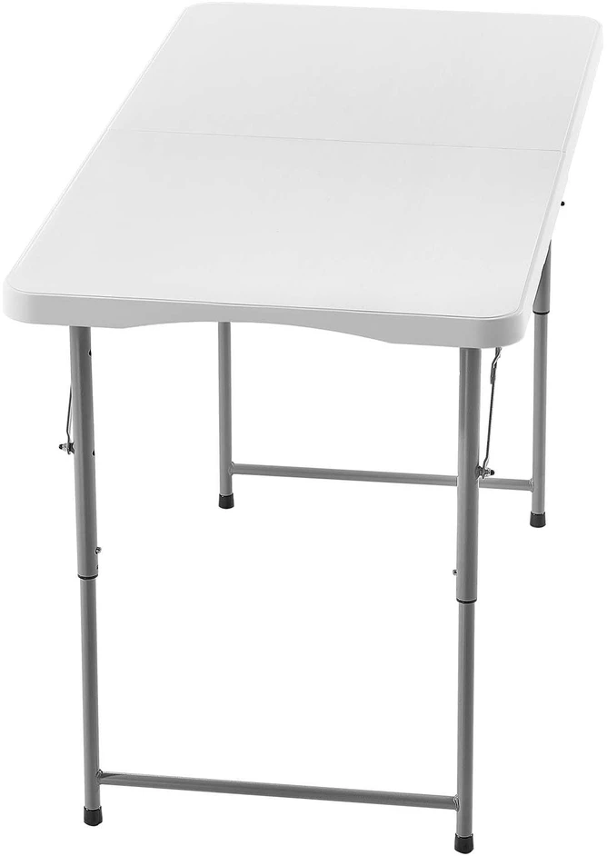 VEVOR Sulankstomas plastikinis stalas 122cm vidaus ir lauko naudojimui