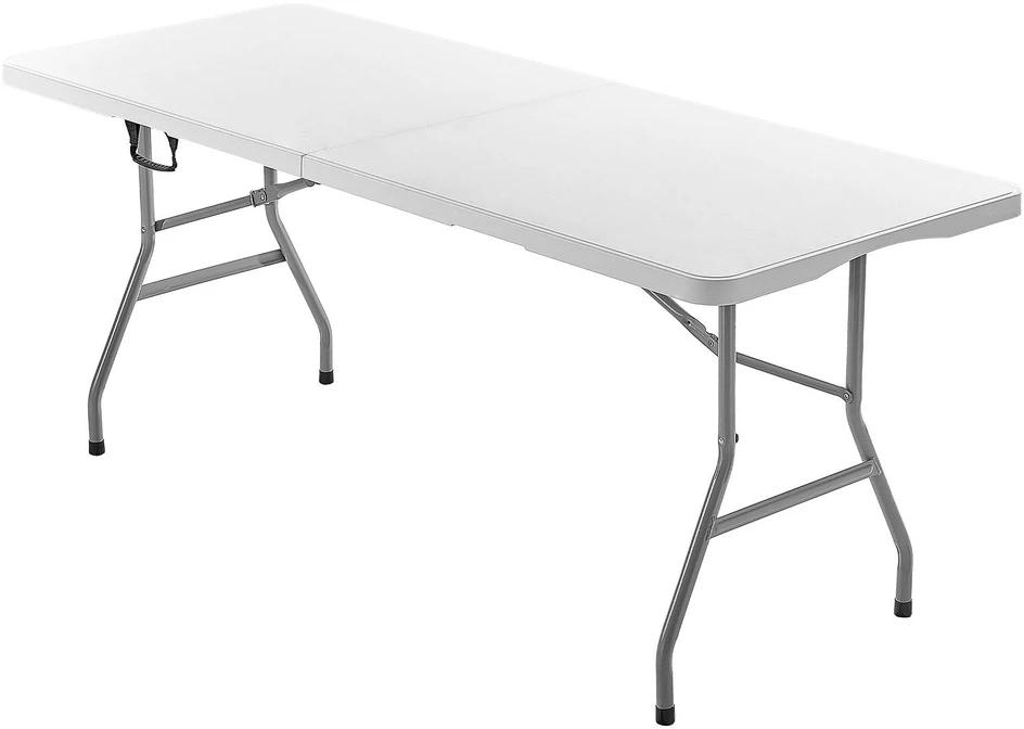 VEVOR 180 cm sulankstomas plastikinis lauko stalas
