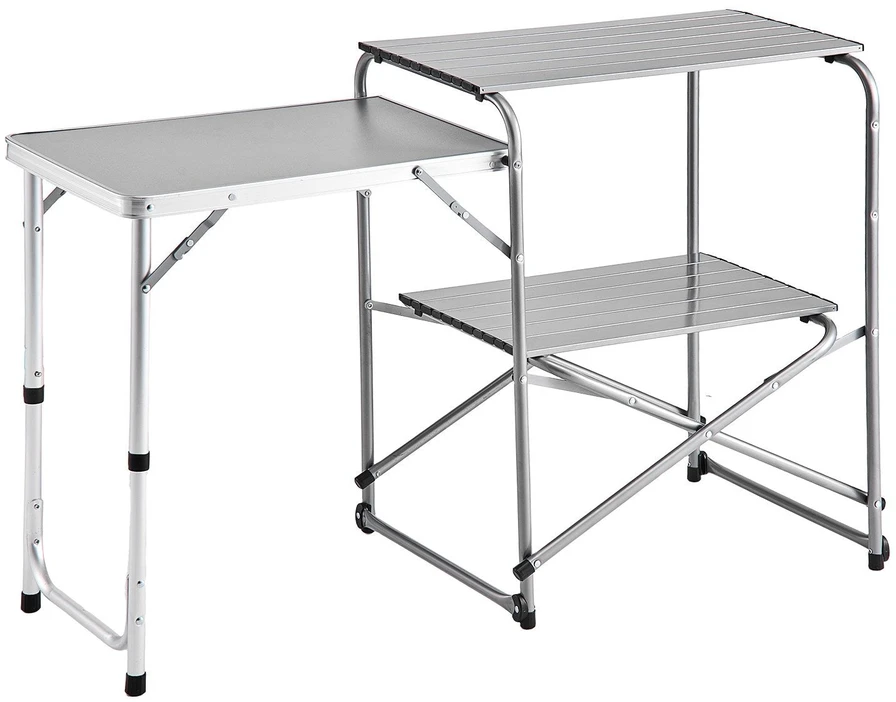 Sulankstomas stovyklavimo stalas-virtuvė VEVOR 12045, 40 kg apkrova
